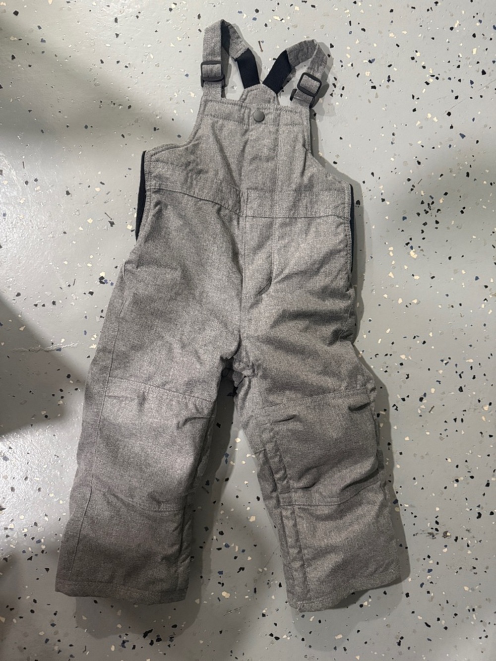 GAP Toddler Puffer Jacket Snow Jumper in Heather Gray